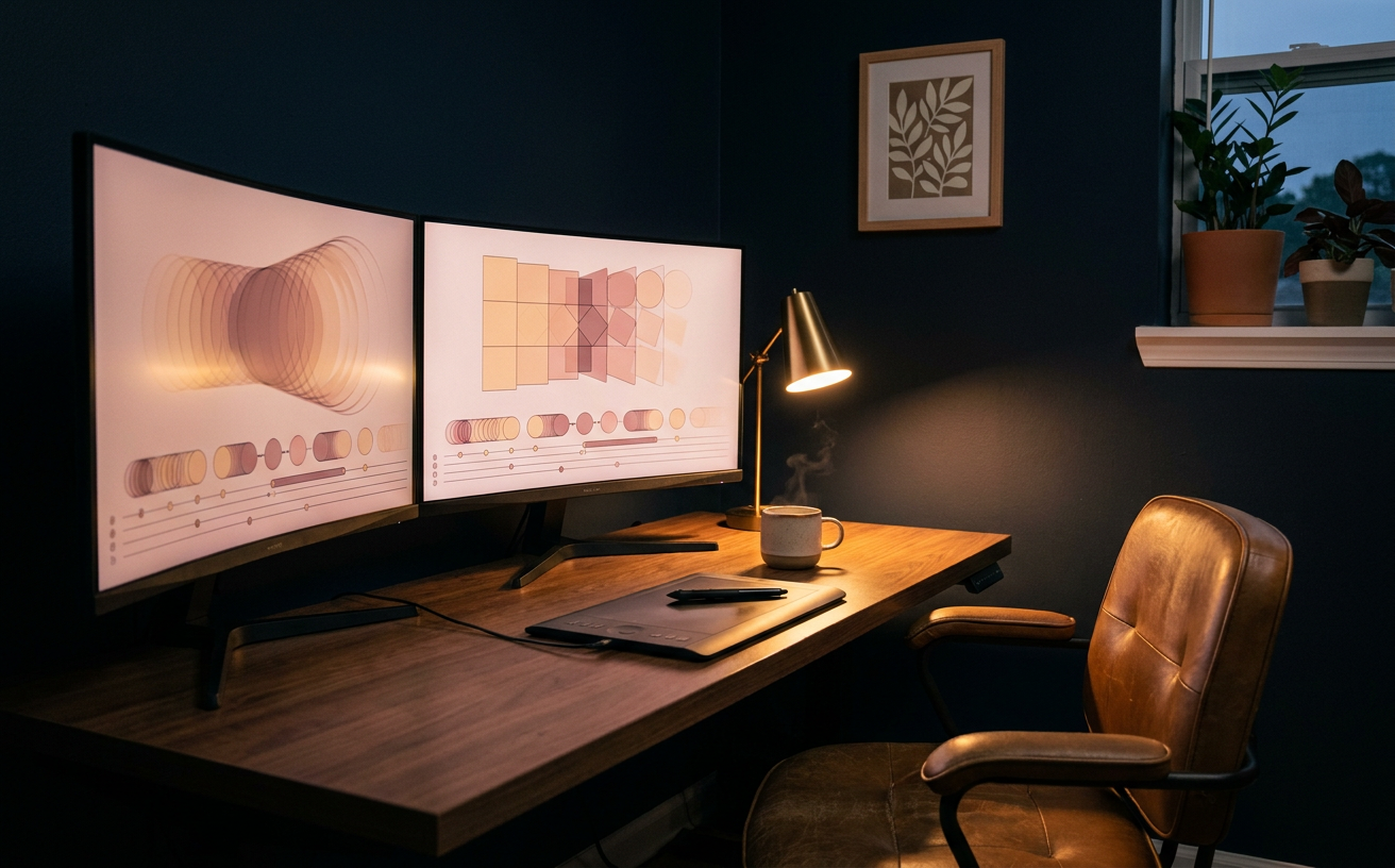 Editorial still-life photograph for the Motion & Illustration service