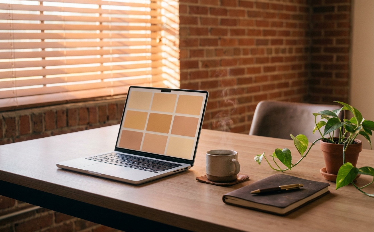 Editorial still-life photograph for the Web Hosting service